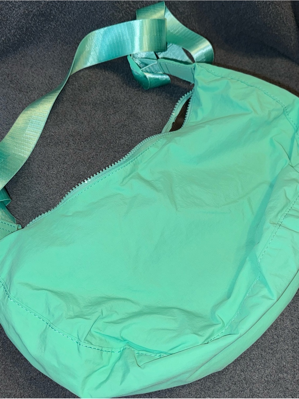 Half-moon crossbody Women’s Lightweight Mint Green Shoulder Bag